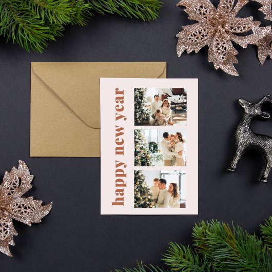 Happy New Year Holiday Card Einladung