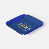 Happy New Year Holiday Pappteller (Gewinkelt)