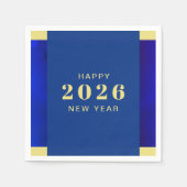 Happy New Year Holiday Serviette (Vorderseite)