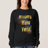 Happy New Year Holiday Sweatshirt (Vorderseite)