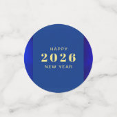 Happy New Year Holiday Table Confetti Konfetti (Klein Vorderseite)