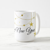 Happy New Year Kaffeetasse (VorderseiteRechts)
