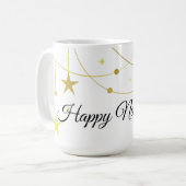 Happy New Year Kaffeetasse (Vorderseite Links)