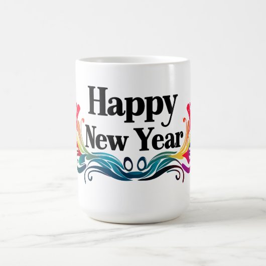 Happy New Year Kaffeetasse (Mittel)