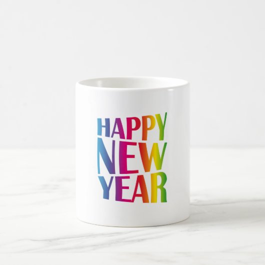 Happy New Year Kaffeetasse (Mittel)