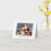 Happy New Year Karte (Gelbe Blume)