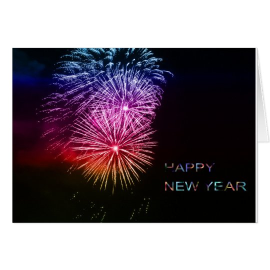 Happy New Year Karte