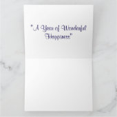 Happy New Year Karte (Innenseite)