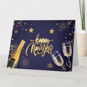 Happy New Year Karte