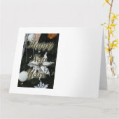 Happy New Year Karte (Gelbe Blume)