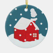 Happy New Year Keramik Ornament (Vorne)