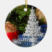 Happy New Year Keramik Ornament (Vorne)