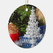 Happy New Year Keramik Ornament (Links)