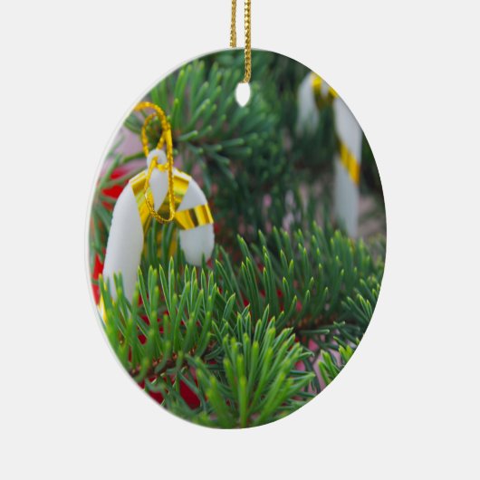 Happy New Year Keramik Ornament (Rechts)