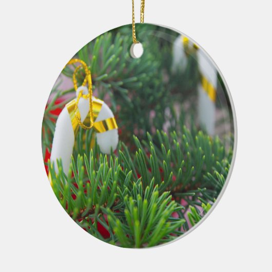 Happy New Year Keramik Ornament (Links)