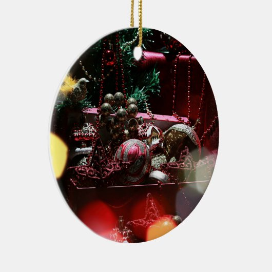 Happy New Year Keramik Ornament (Rechts)