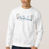 Happy New Year Kittens Sweatshirt (Vorderseite)