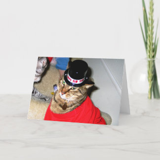 Happy New Year Kitty Feiertagskarte