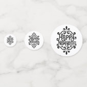 Happy New Year Konfetti (Rückseiten)