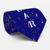 Happy New Year Krawatte (Gerollt)