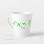 Happy New Year Latte Tasse (Linke Ecke)