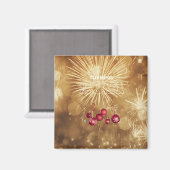 Happy New Year Magnet (Vorderseite/Rückseite)