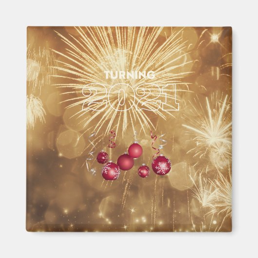 Happy New Year Magnet (Vorne)