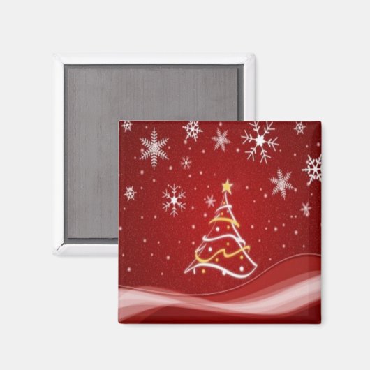 Happy New Year Magnet (Vorderseite/Rückseite)