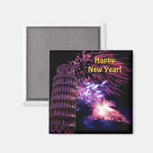 Happy New Year Magnet (Vorderseite/Rückseite)