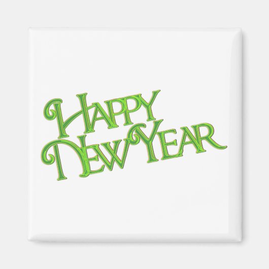Happy New Year Magnet (Vorne)