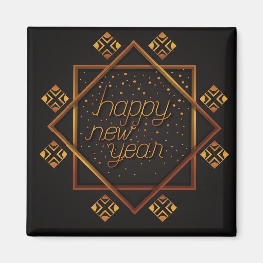 Happy New Year Magnet (Vorne)