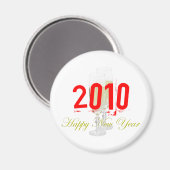Happy New Year Magnet Template (Vorderseite/Rückseite)