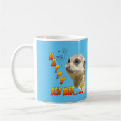 Happy New Year Meerkat Kaffee Tasse (Links)