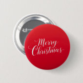 Happy New Year Merry Christmas Holiday Season Button (Vorne & Hinten)