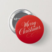 Happy New Year Merry Christmas Holiday Season Button (Vorne & Hinten)