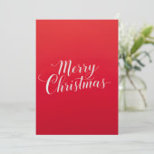 Happy New Year Merry Christmas Holiday Season Card (Stehend Vorderseite)
