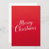 Happy New Year Merry Christmas Holiday Season Card (Vorne/Hinten)
