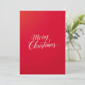 Happy New Year Merry Christmas Holiday Season Card (Stehend Vorderseite)
