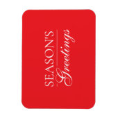 Happy New Year Merry Christmas Holiday Season Card Magnet (Vertikal)