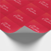 Happy New Year Merry Christmas Holiday Season Geschenkpapier (Ecke)