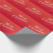 Happy New Year Merry Christmas Holiday Season Geschenkpapier (Ecke)