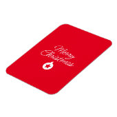 Happy New Year Merry Christmas Holiday Season Magnet (Linke Seite)