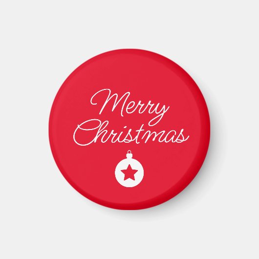 Happy New Year Merry Christmas Holiday Season Magnet (Vorne)