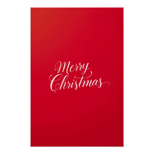 Happy New Year Merry Christmas Holiday Season Poster (Vorderseite)