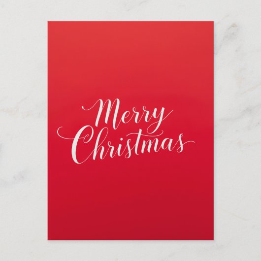 Happy New Year Merry Christmas Holiday Season Postkarte (Vorderseite)