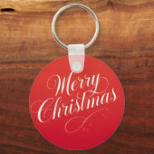 Happy New Year Merry Christmas Holiday Season Schlüsselanhänger (Vorderseite)
