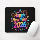 Happy New Year, Merry Christmas Mousepad (Mit Mouse)