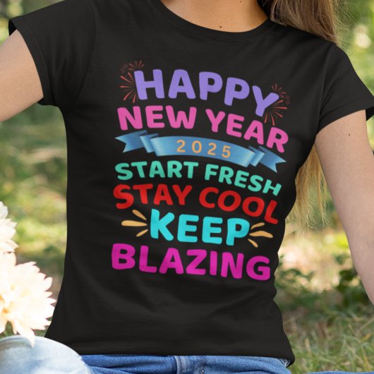 Happy New Year mit Custom Year Tri-Blend Shirt
