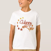 Happy New Year mit Starlight T-Shirt (Vorderseite)