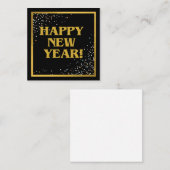 Happy New Year Mitteilungskarte (Vorne/Hinten)